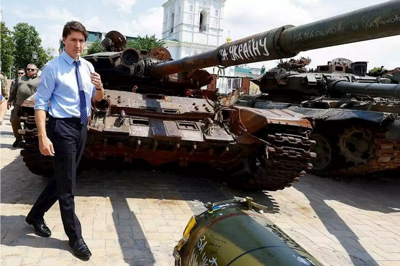 Canada’s PM Trudeau visits Kyiv in show of support