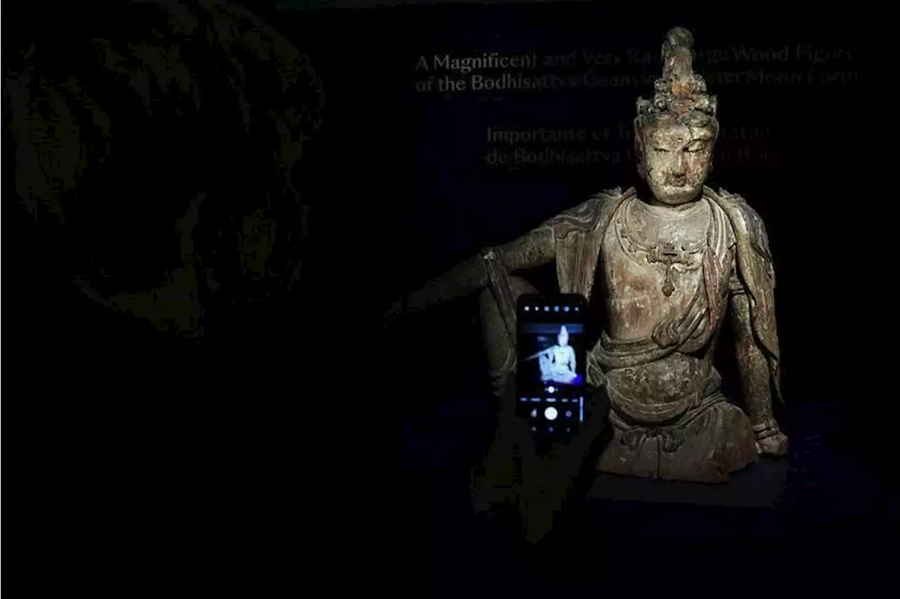 Rare Chinese Buddha statue up for auction in Paris, expected to fetch $1.45m