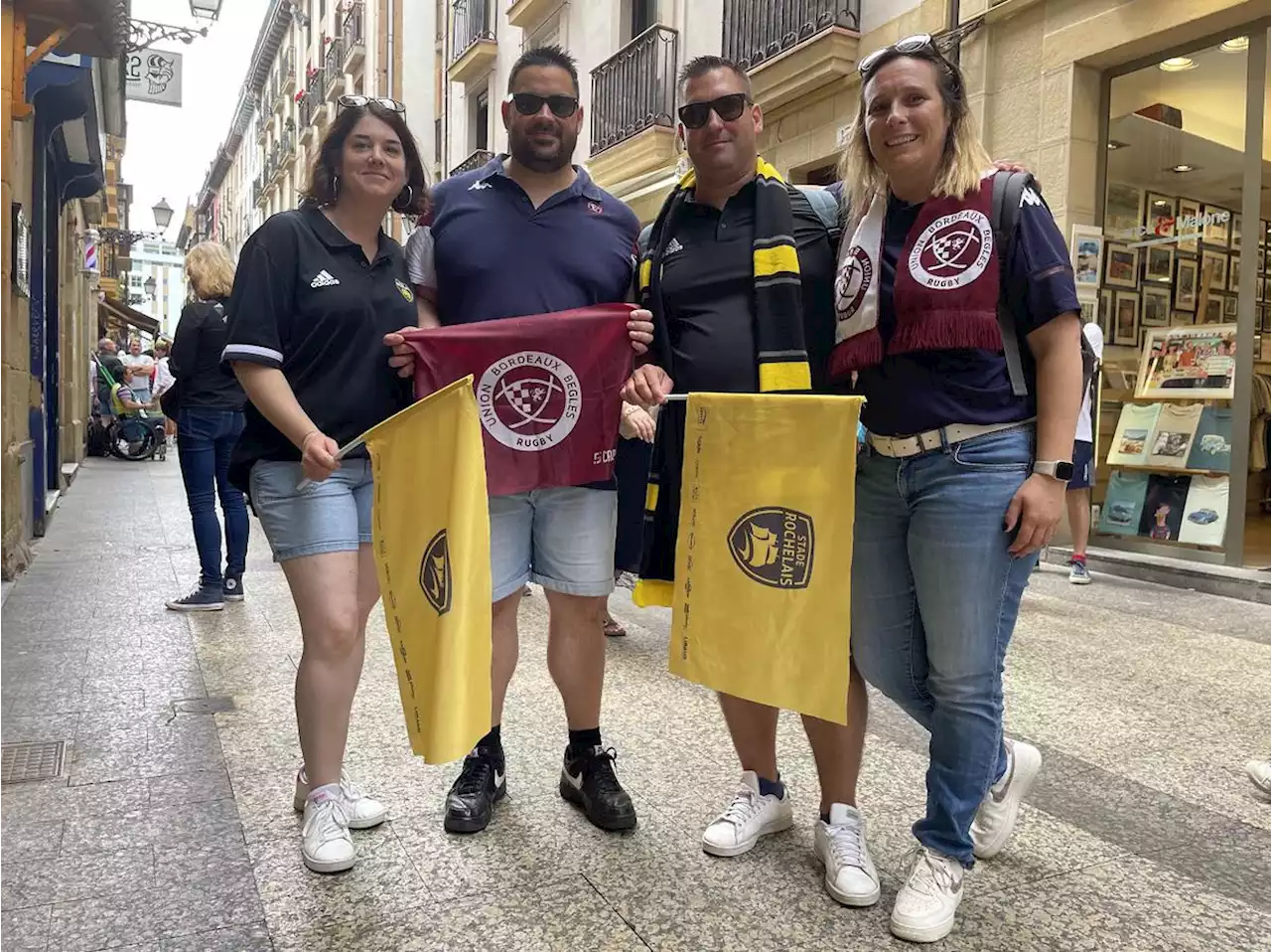 Direct. Stade Rochelais - UBB à Saint-Sébastien : chants, mariage…. Suivez l’ambiance avec les supporters