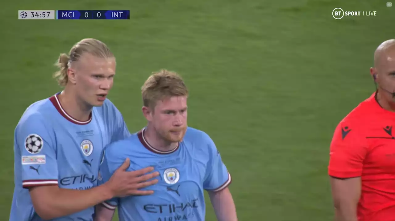 Kevin De Bruyne suffers another Champions League final injury in big blow to Man City treble