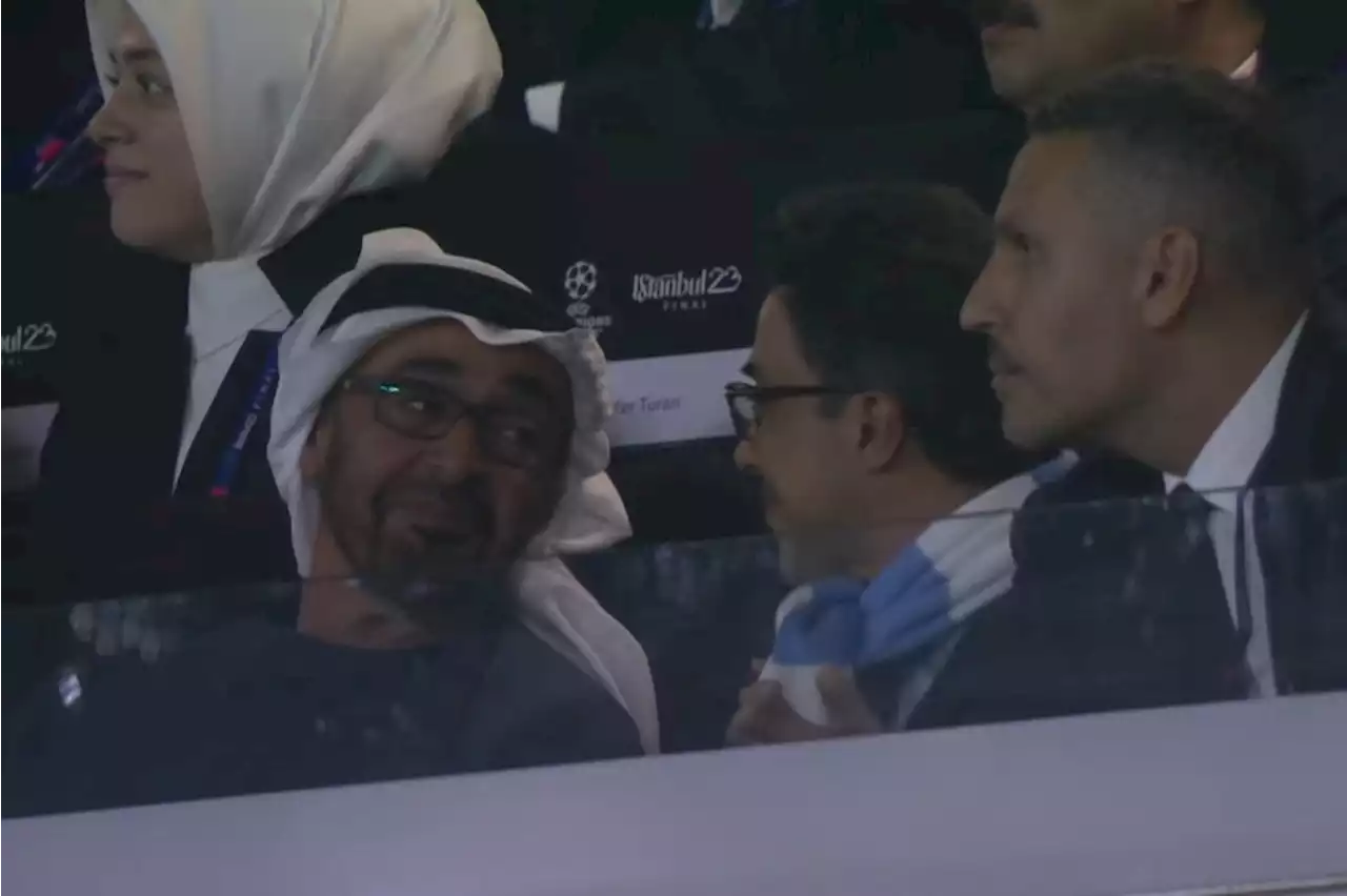 Sheikh Mansour all smiles at first Man City match in 13 years as Rodri scores crucial goal