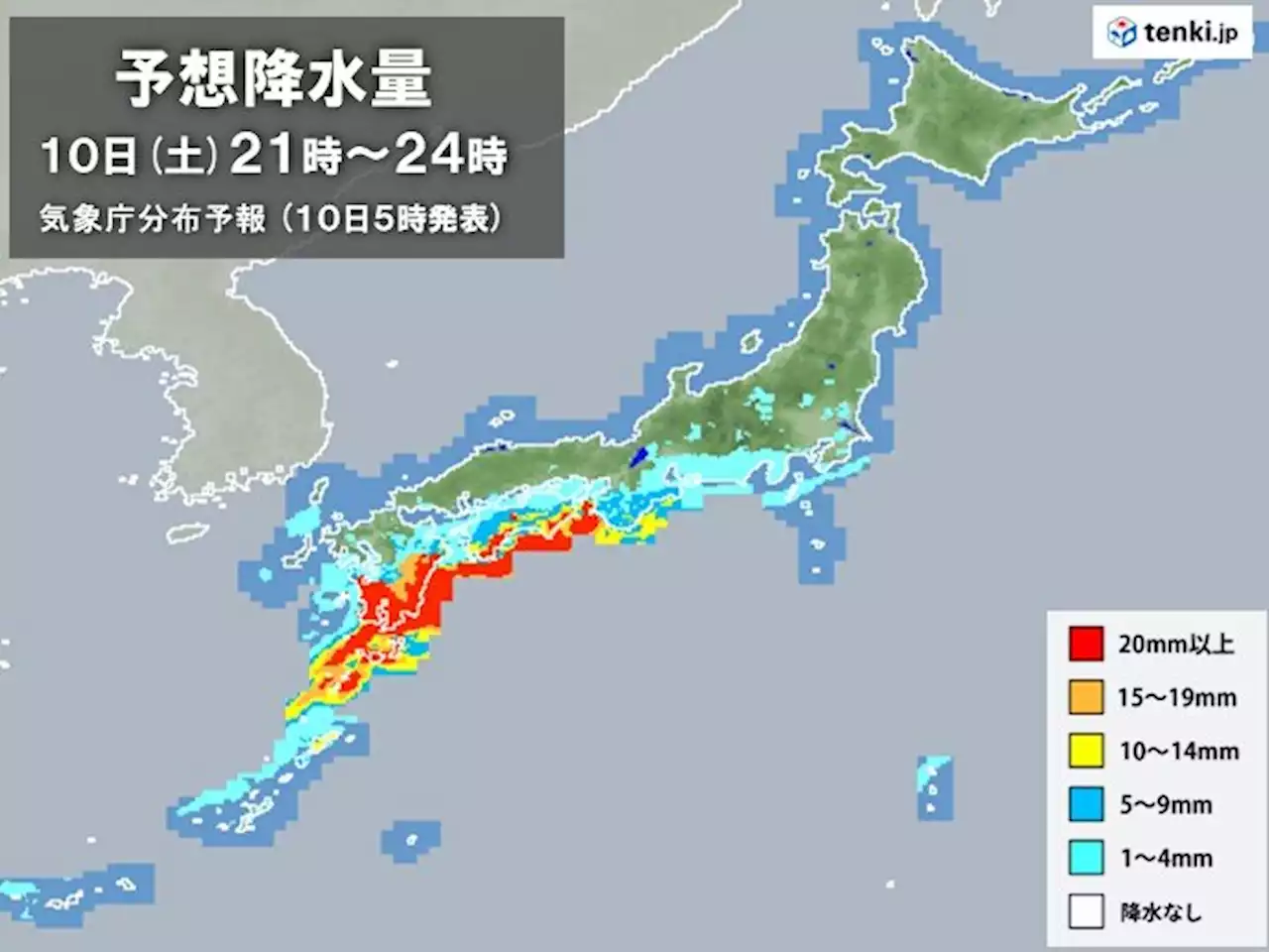 きょう10日 関東以西は梅雨空 九州南部は滝のような雨も ムシムシ 不快な暑さに(気象予報士 青山 亜紀子)