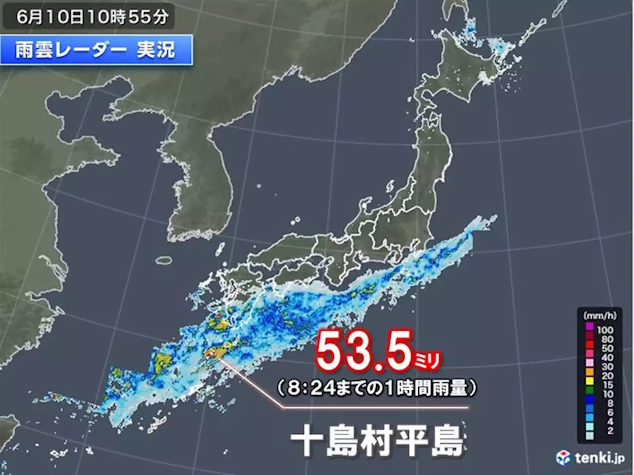 鹿児島県で1時間50ミリ以上滝のような雨 今夜から再び九州～紀伊半島で大雨の恐れ(気象予報士 福冨 里香)