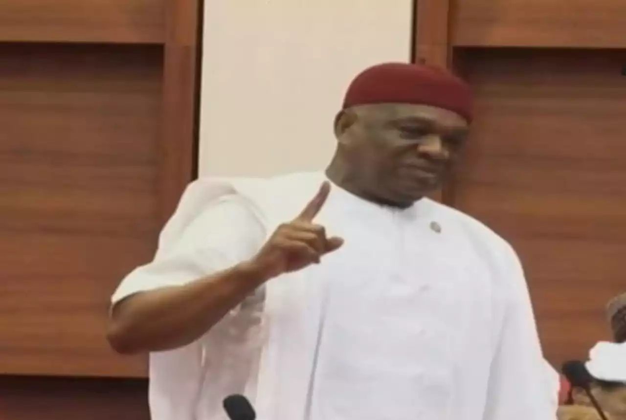 EXTRA: 'I'm not a thief' -- Orji Kalu sheds tears at senate over prison experience