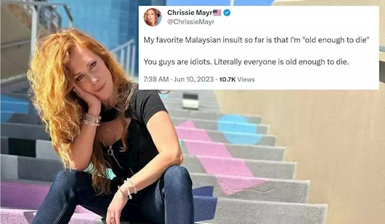 American Comedian Chrissie Mayr Baits Malaysians On Twitter, Makes MAS 'Joke' | TRP