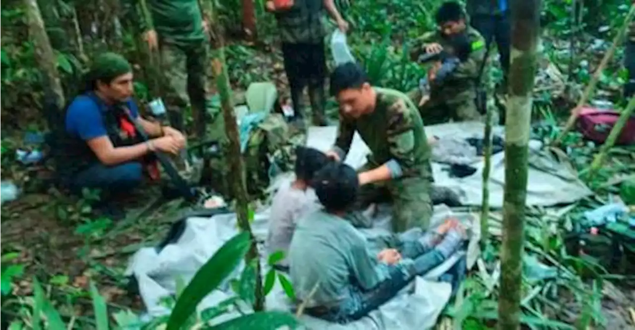 Children lost for 40 days in Colombian Amazon found alive