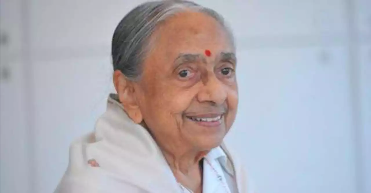 Pure Life Society President Mother Mangalam dies at 97