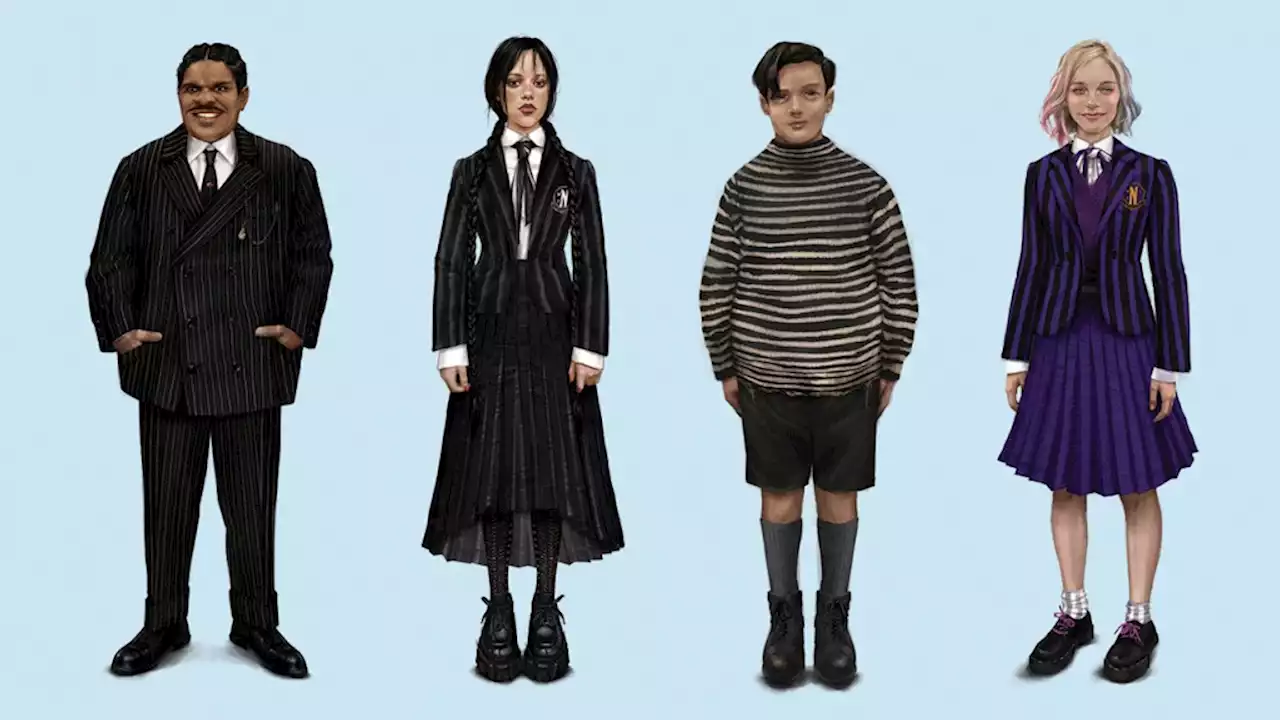 The Wardrobe of ‘Wednesday’: “An Homage to a Schoolboy Kind of Look”