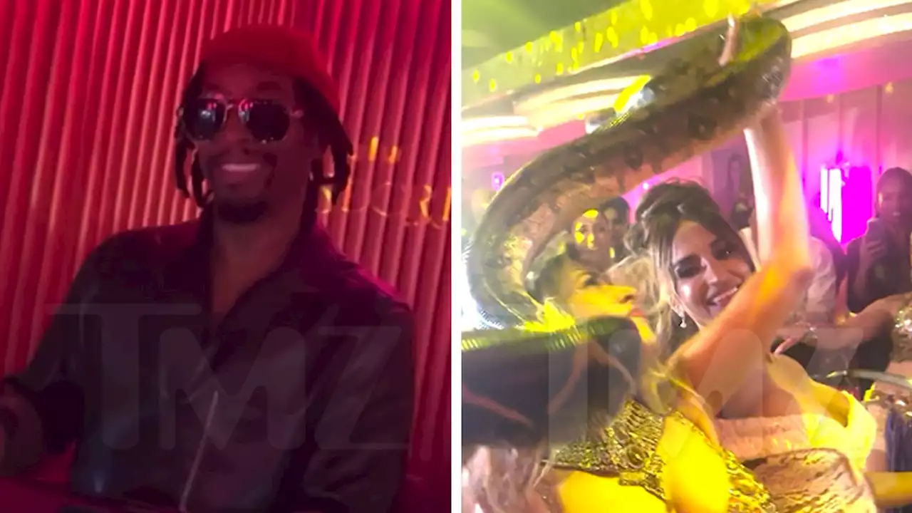 Lil Jon DJs The Sozahdahs Party In Presence Of Giant Python & Camel