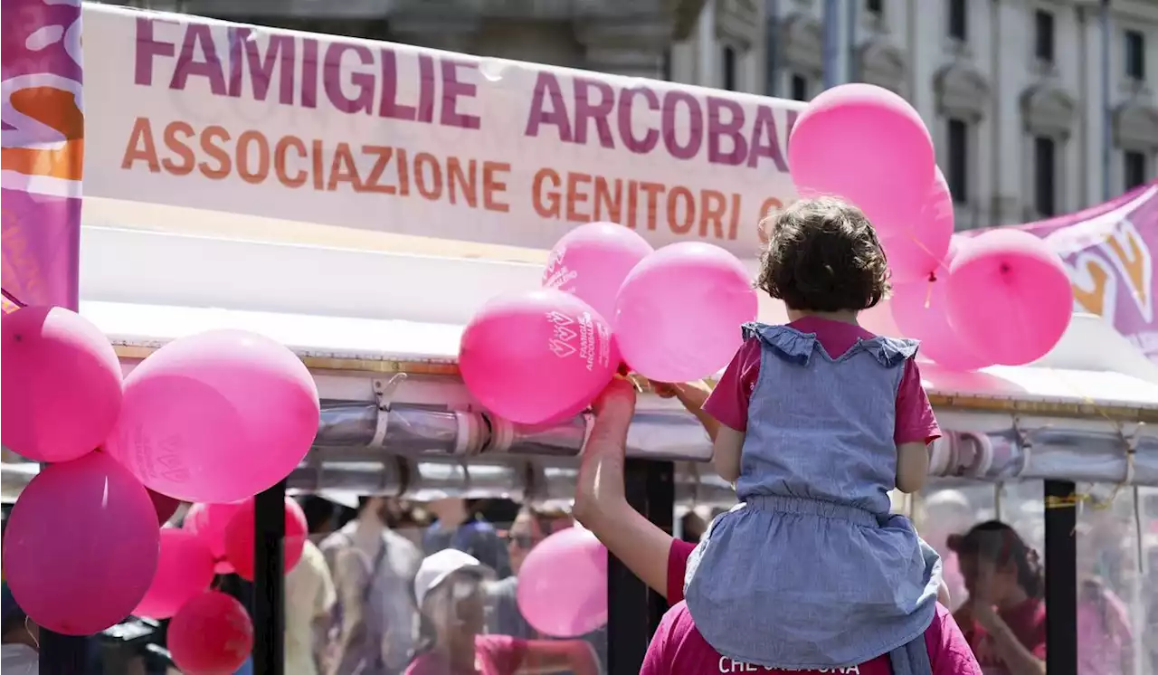 Rome holds LGBTQ+ Pride parade amid backdrop of Meloni government crackdown on surrogate births