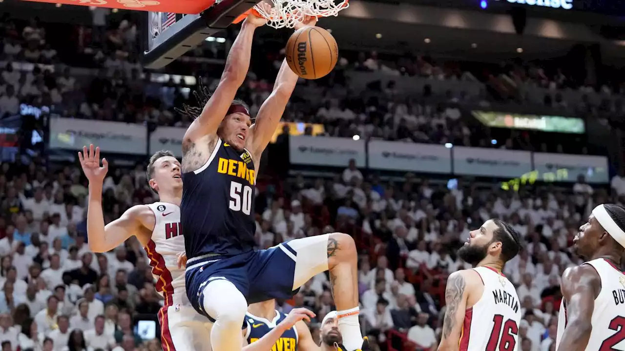 Nuggets now in full command of NBA Finals, top Heat 108-95 for 3-1 lead