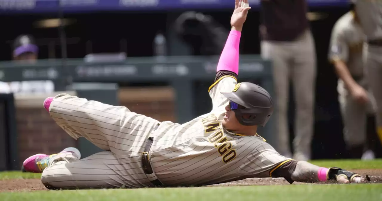 Tatís, Machado lead Padres over Rockies 3-2, Colorado's skid at 6