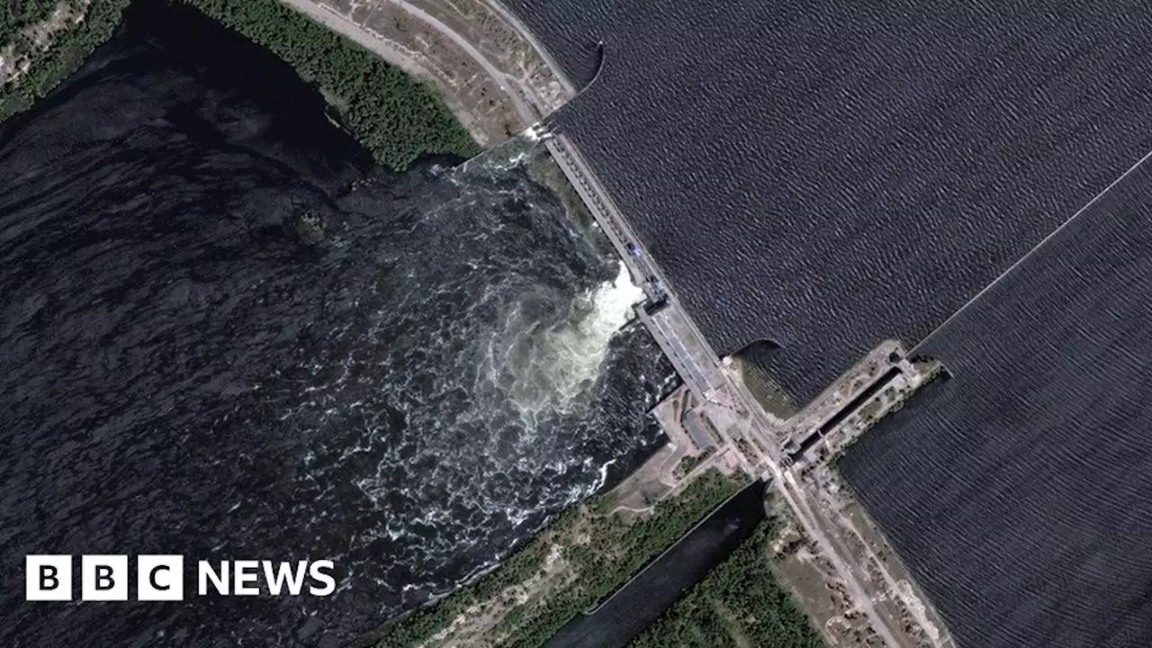 What attacks have there been on dams in Ukraine?