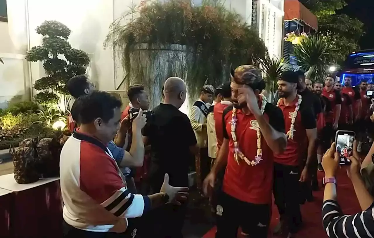 Kedatangan Timnas Palestina Disambut Hangat di Balai Kota Surabaya