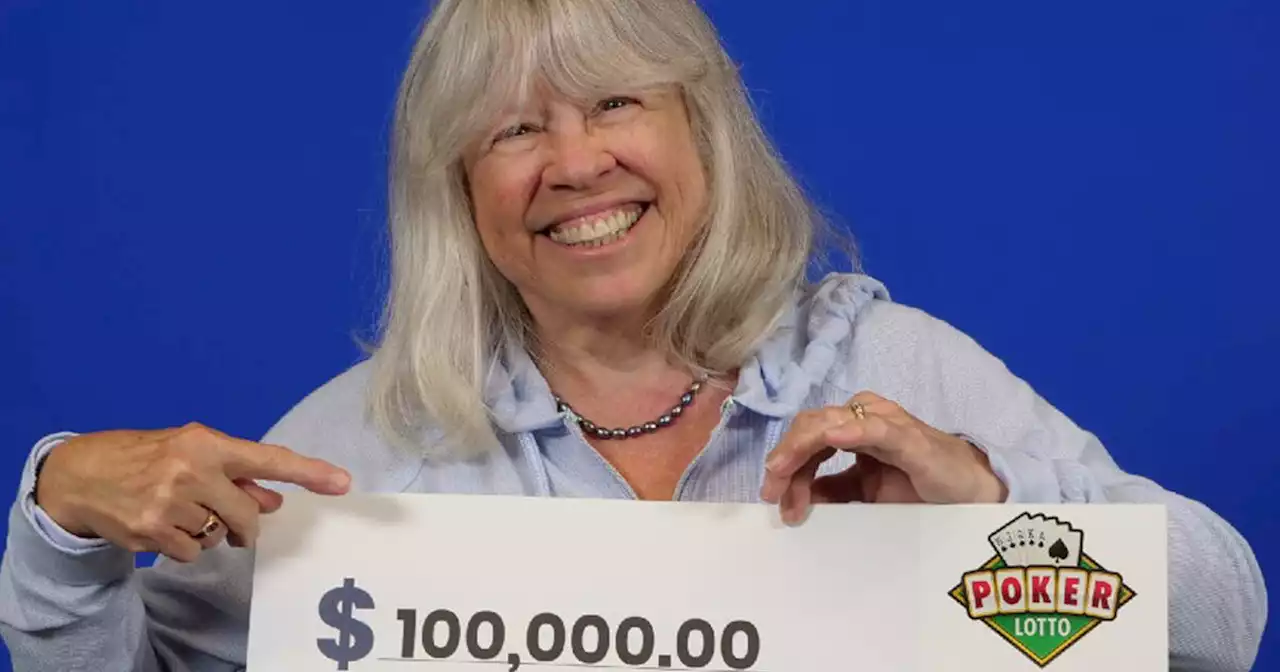 Retired Ontario receptionist double-checked lottery ticket to confirm big win