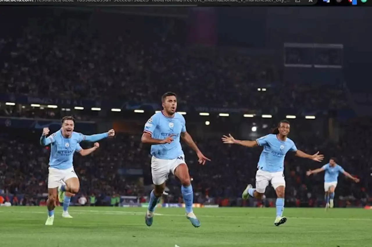 Hasil Final Liga Champions - Man City Juara Eropa, Mimpi Treble Winners Akhirnya Terwujud - Bolasport.com