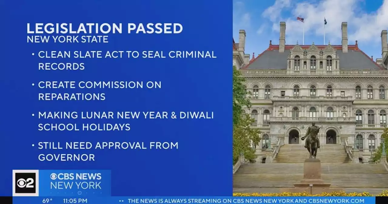 NY lawmakers pass Clean Slate Act, approve new school holidays & more