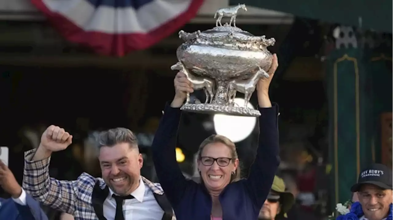 Arcangelo wins Belmont Stakes to make Jena Antonucci 1st female trainer to win a Triple Crown race