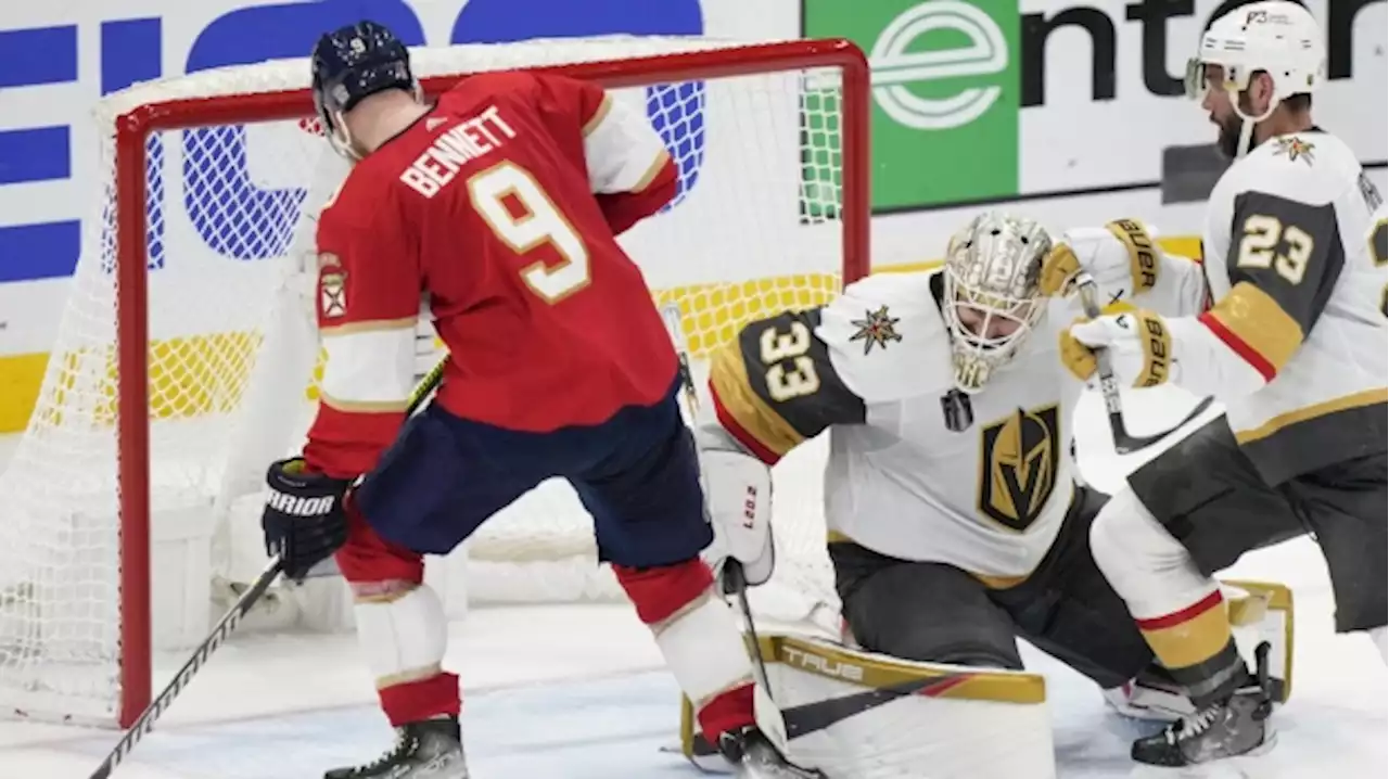 Hill saves Vegas in Game 4's closing seconds, has team one win away from Stanley Cup title