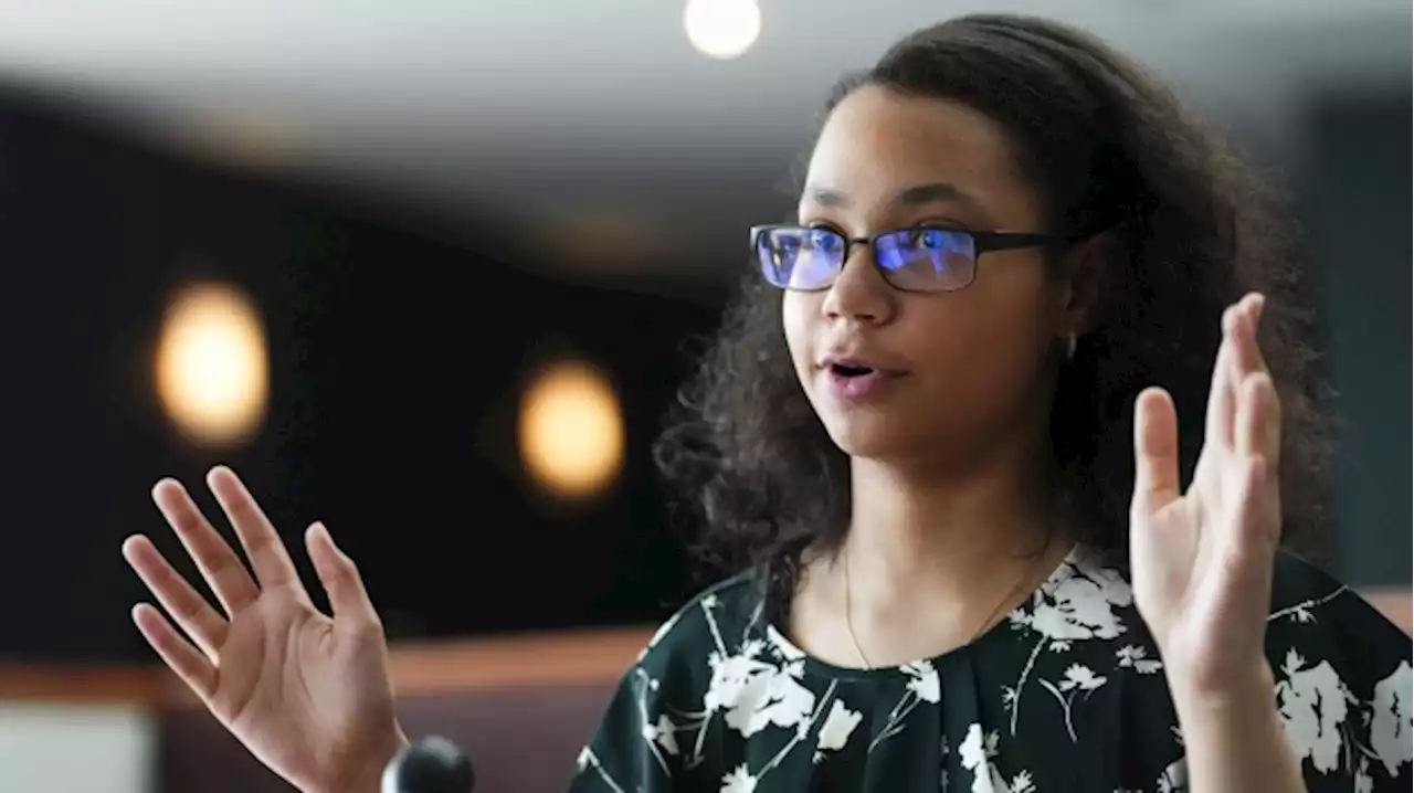 It's graduation day for the youngest person in Canada to finish a university degree