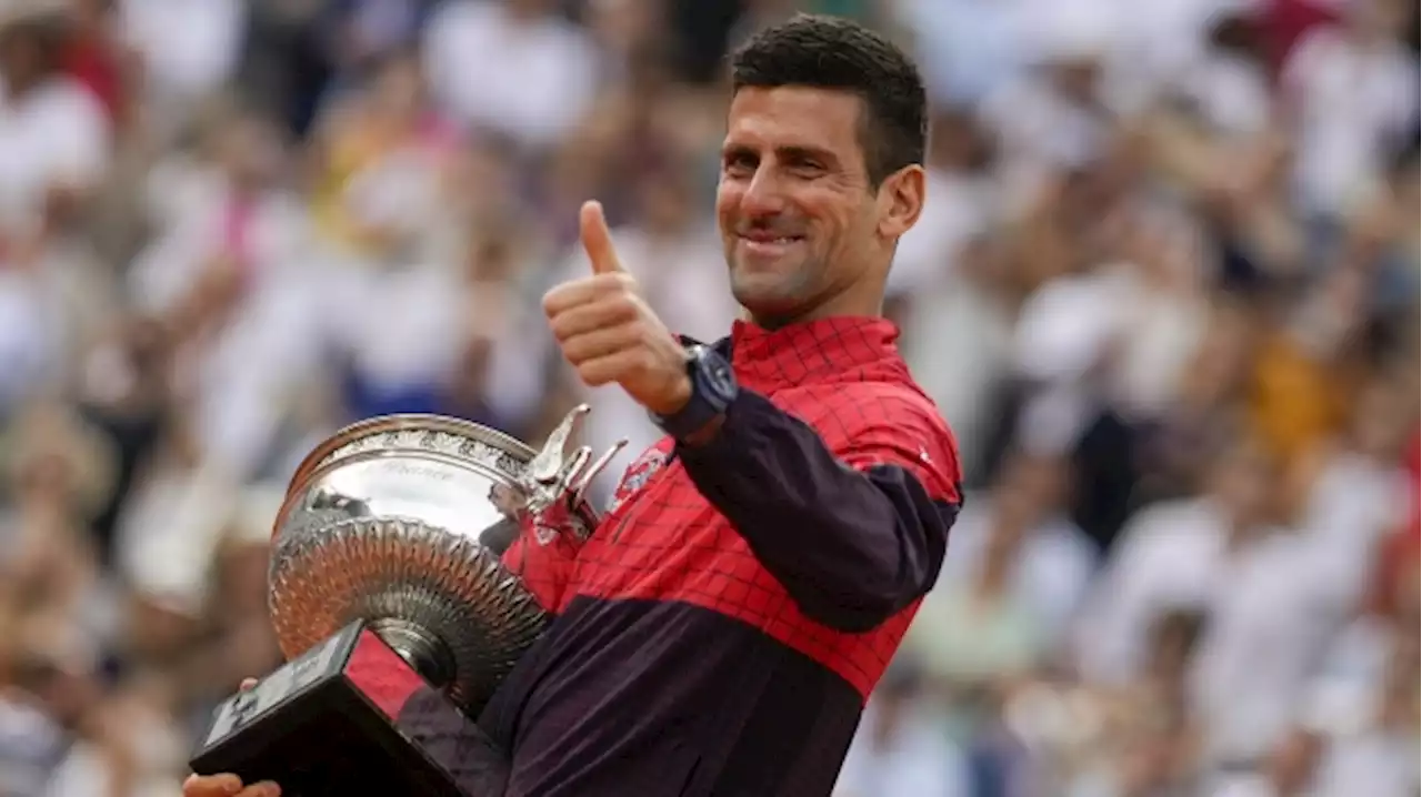 Novak Djokovic wins his 23rd Grand Slam title by beating Casper Ruud in the French Open final