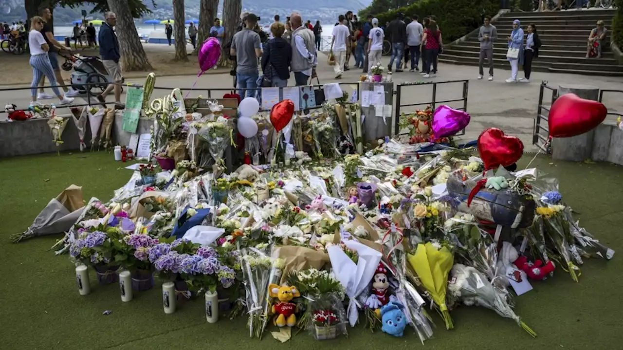 Playground stabbing: French town holds gathering to support wounded children, families