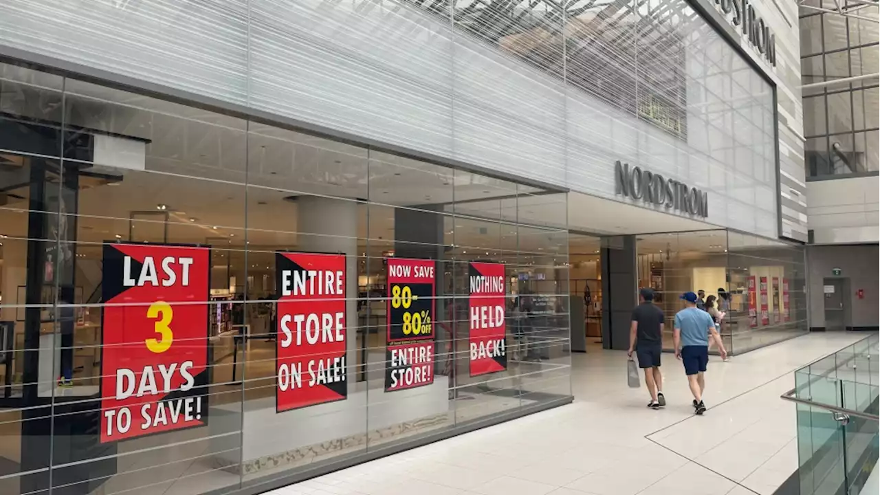 Here's when the Nordstrom store in the Rideau Centre will close this week