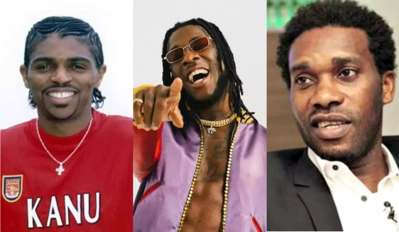 Kanu or Okocha: 'This is treachery'- Burna Boy refuses to pick better legend