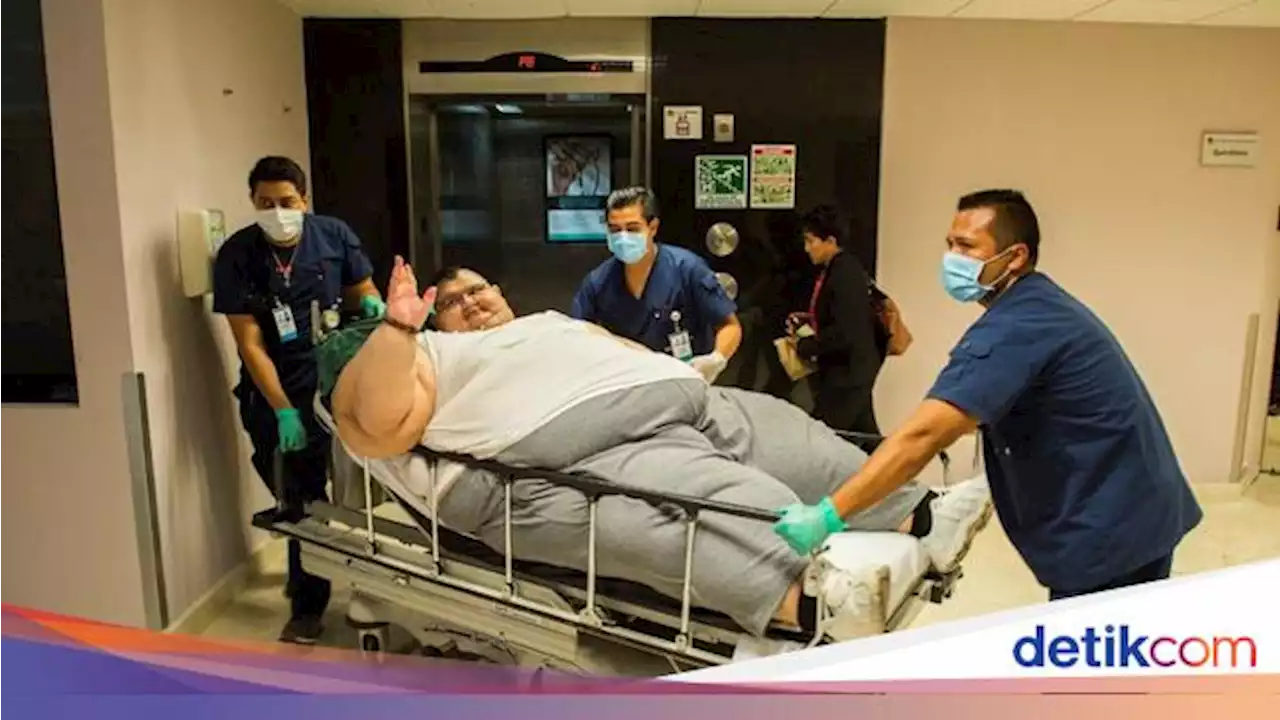 Potret Pria Paling Gemuk di Dunia, Bobotnya Nyaris 600 Kg!