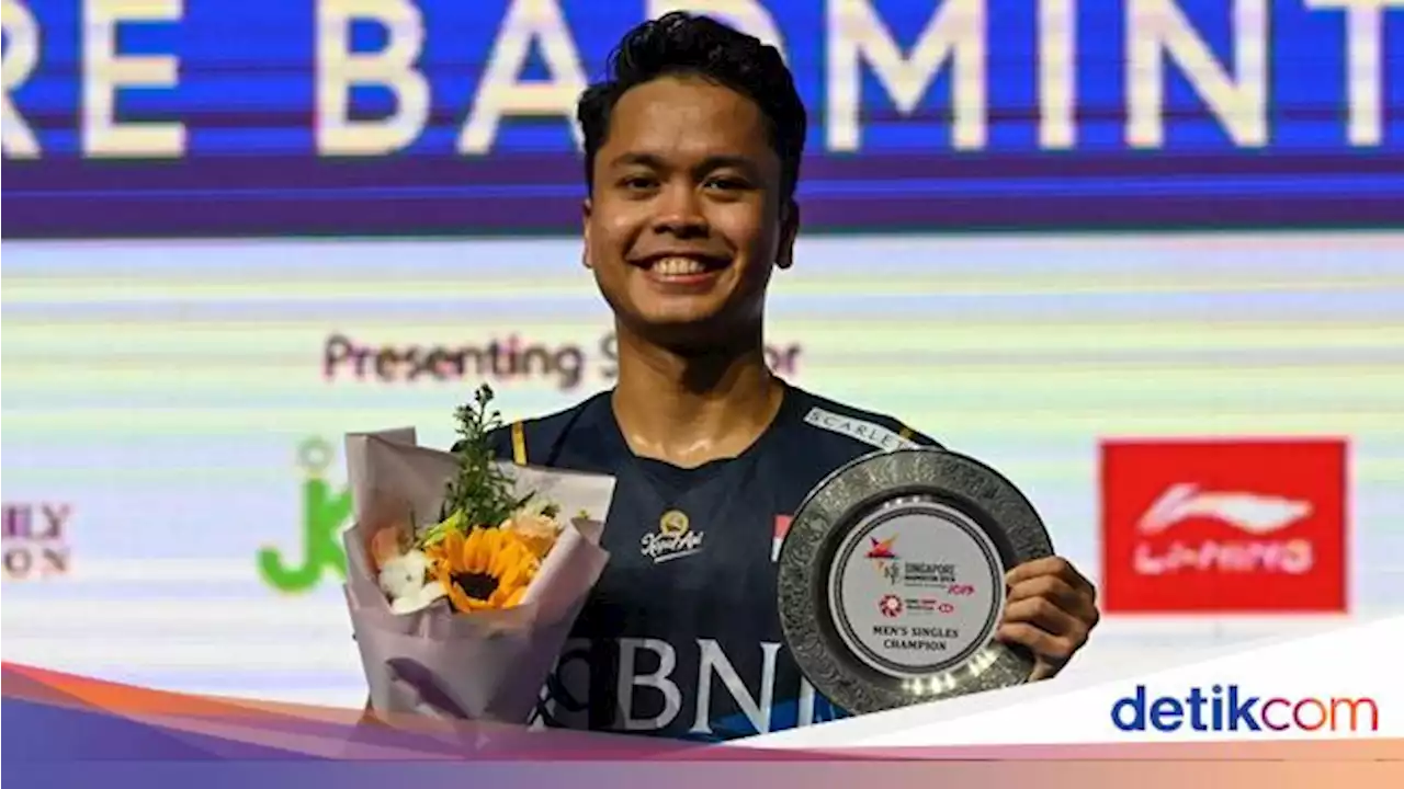 Singapore Open Sudah seperti Rumah Sendiri buat Anthony Ginting