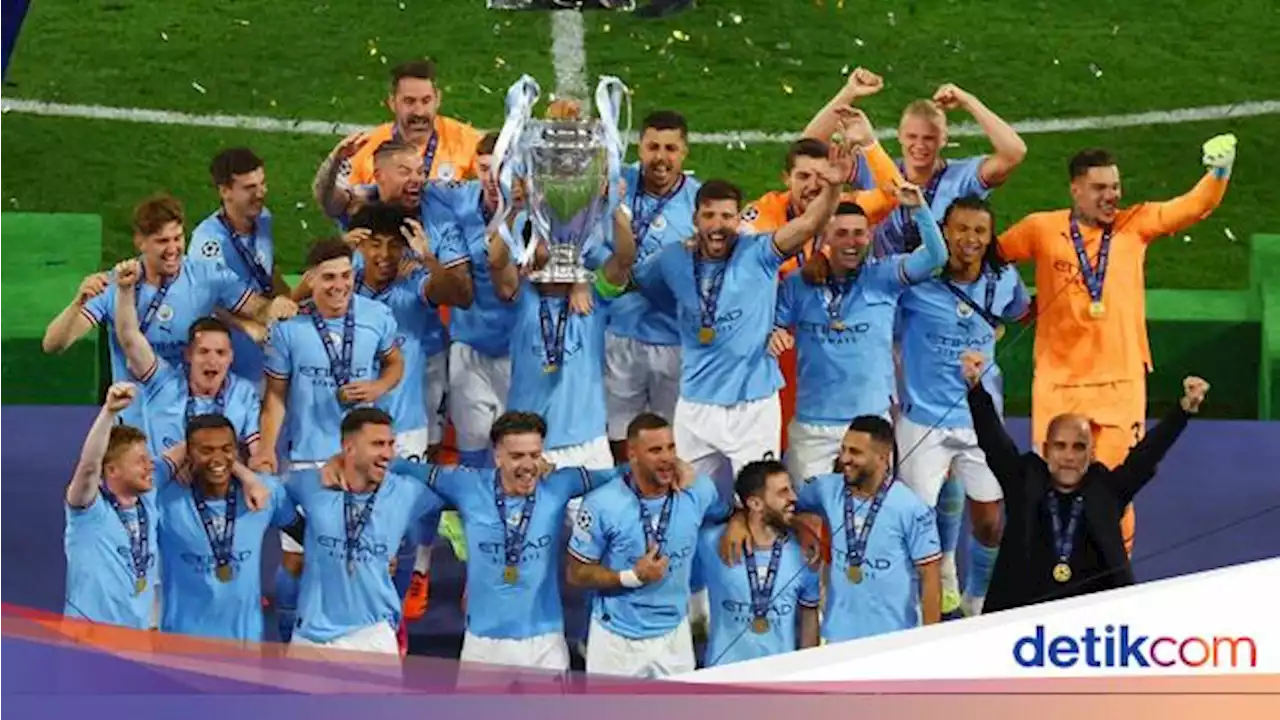 Viral Pemain Man City Ucap Alhamdulillah Usai Juara Liga Champions