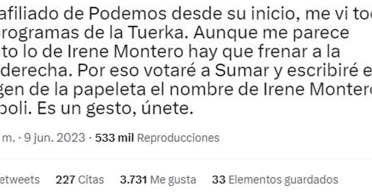 La campaña sucia de la extrema derecha para fomentar el voto nulo a Sumar