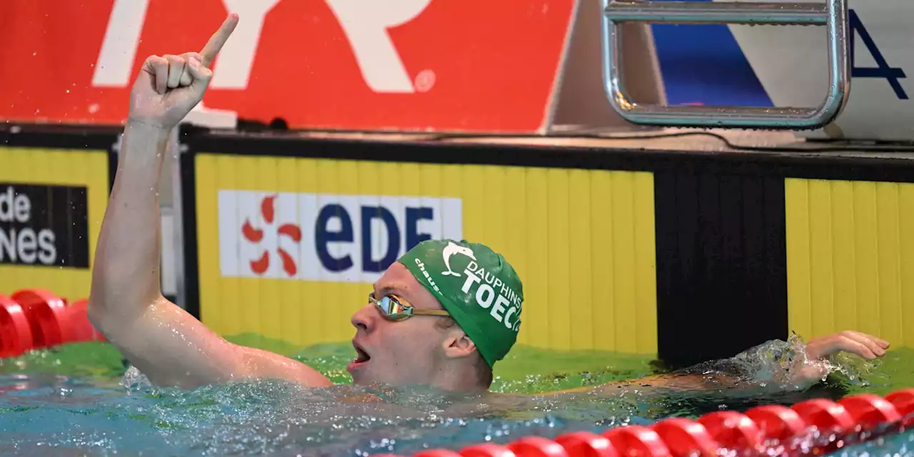 Le nageur français Léon Marchand frappe de nouveau un coup en battant le record de France du 200 m brasse