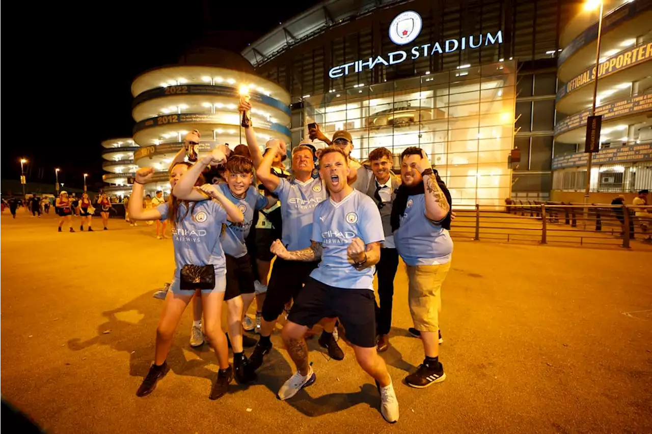 Man City fans revel in Champions League glory