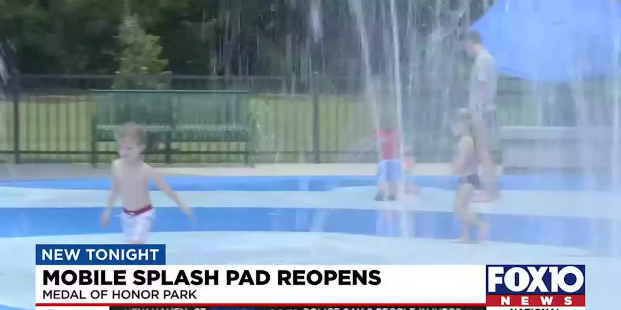 Splash pad reopens at Medal of Honor Park