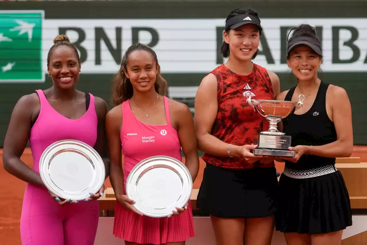 Hsieh and Wang win French Open women’s doubles after beating Fernandez and Townsend