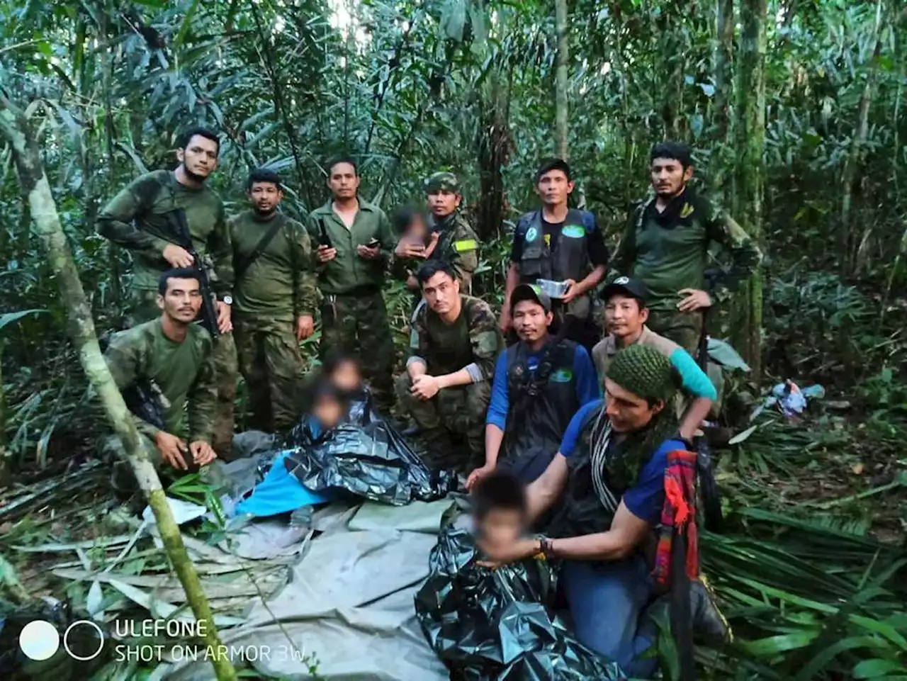 Child survivors in Colombia plane crash in 'acceptable' state of health