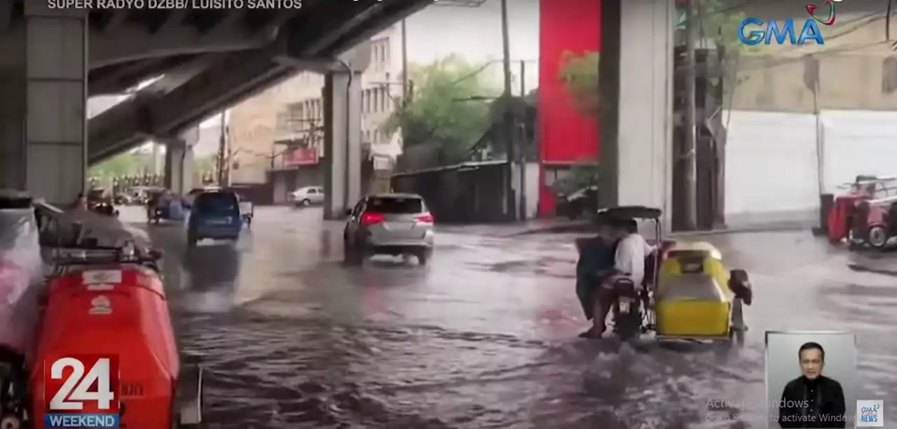 Metro Manila streets flooded over long weekend