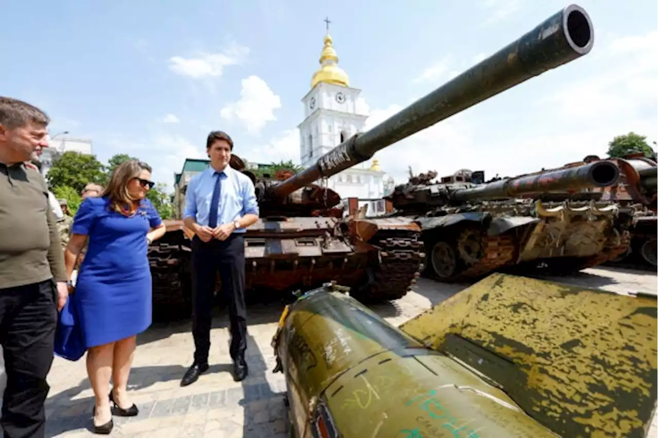 Canada’s Trudeau, in Kyiv, announces military aid, addresses parliament