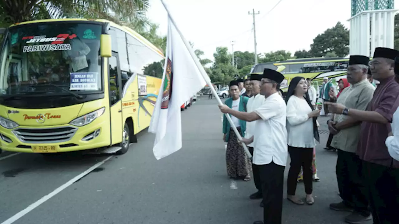 Bismillah, Bupati Boyolali Lepas 108 Calon Jemaah Haji