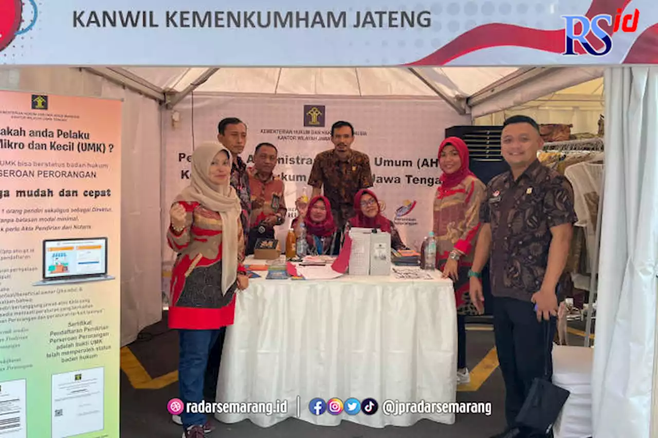 Dekatkan Layanan Kepada Masyarakat, Kemenkumham Hadir di Jateng Muslim Festival