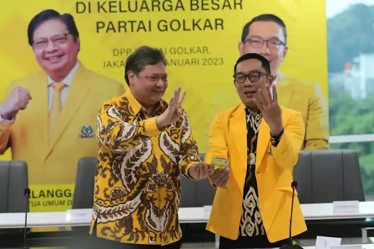 Elektabilitas Golkar Stagnan, Pakar Sarankan Airlangga Realistis Manfaatkan Popularitas Ridwan Kamil - Jawa Pos