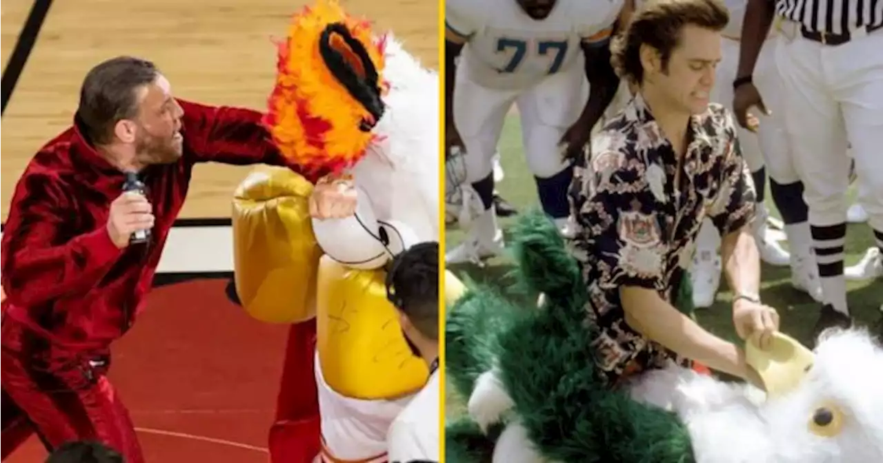 Conor McGregor hospitalises Miami Heat mascot with knockout punch | JOE.ie