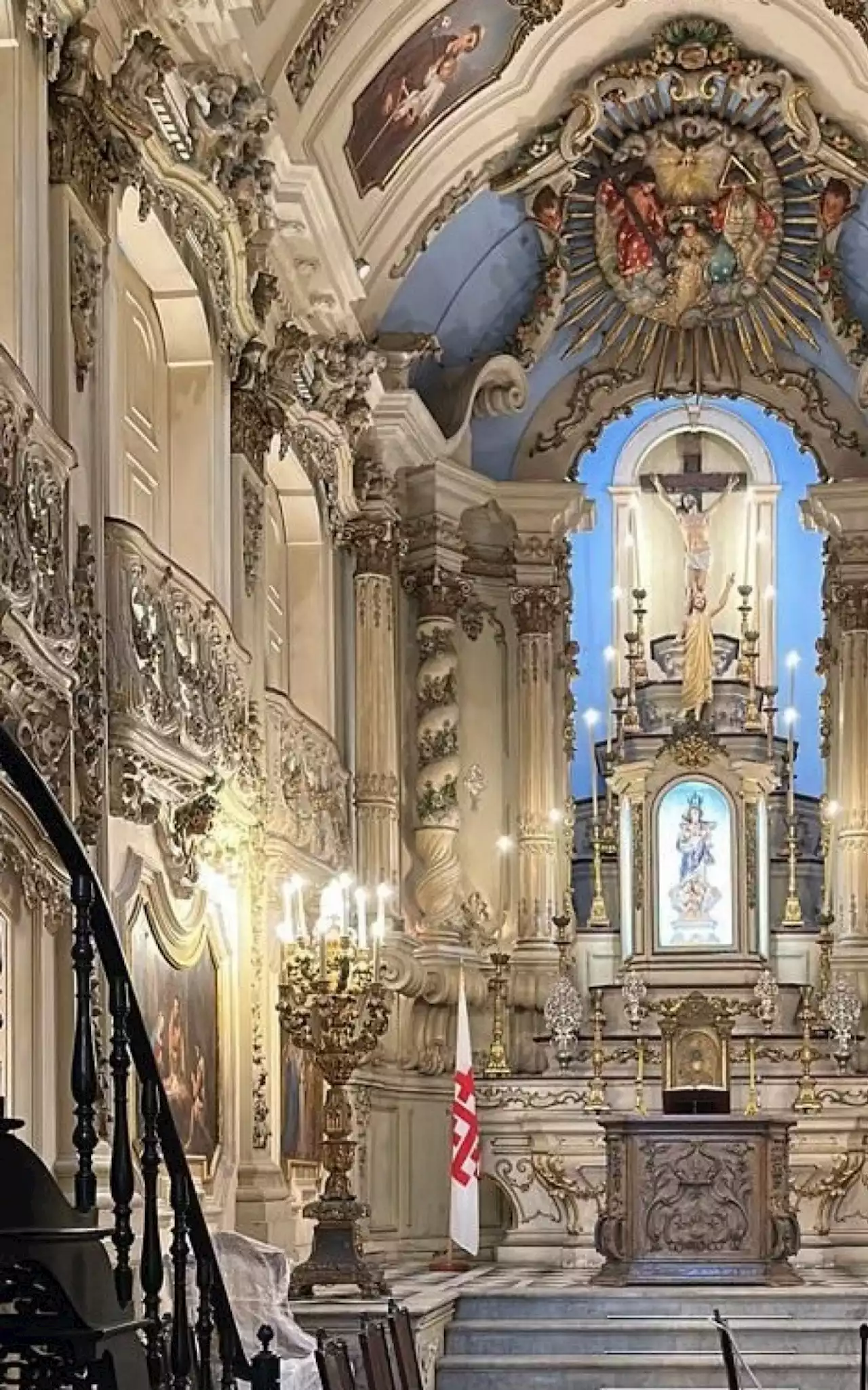 Após grande reforma, Igreja de Nossa Senhora da Lapa dos Mercadores, do século 18, reabre as portas | Rio de Janeiro | O Dia