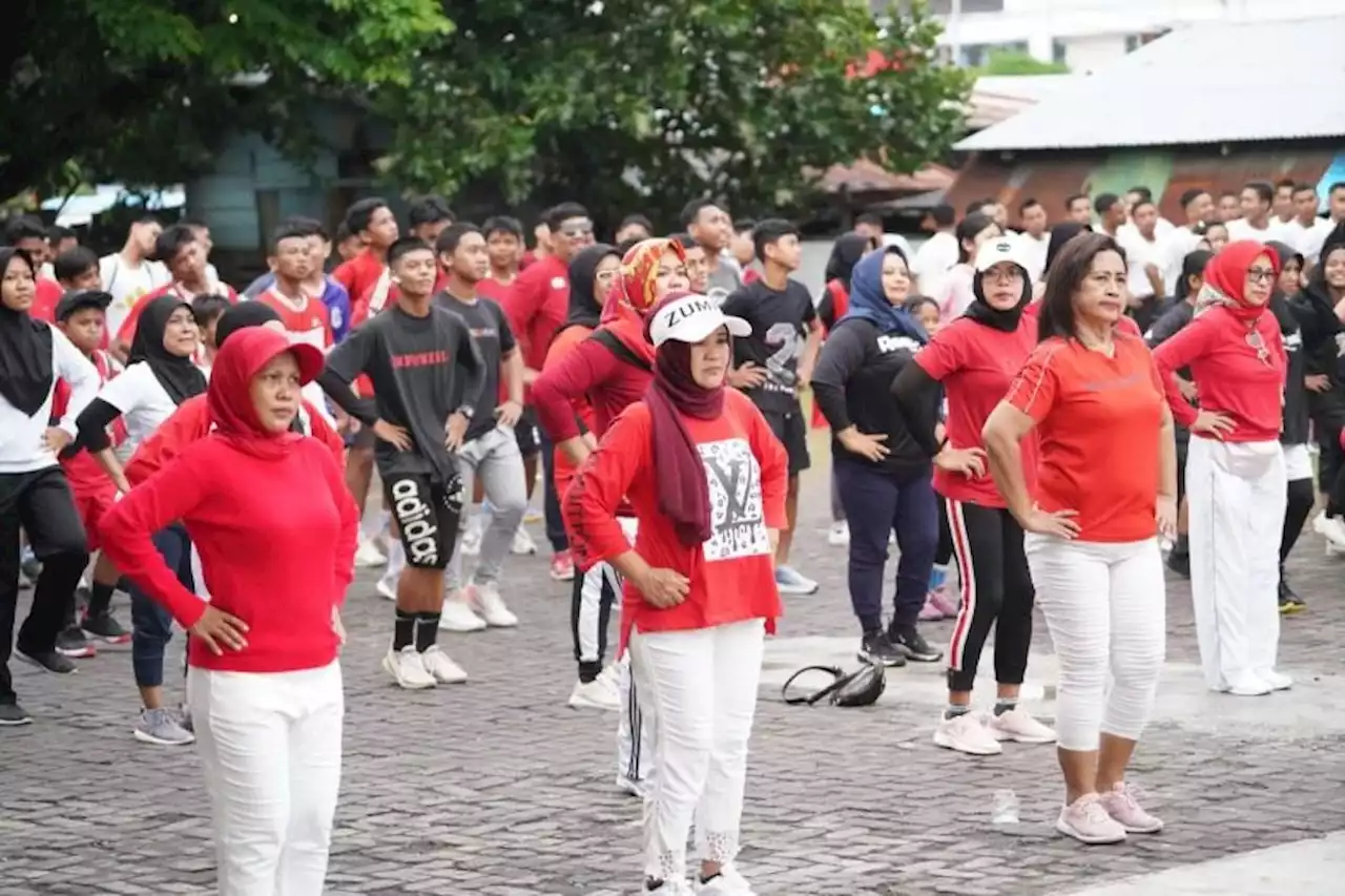 Dukung Laga Timnas Indonesia vs Argentina, Ratusan Warga Ternate Melakukan Ini