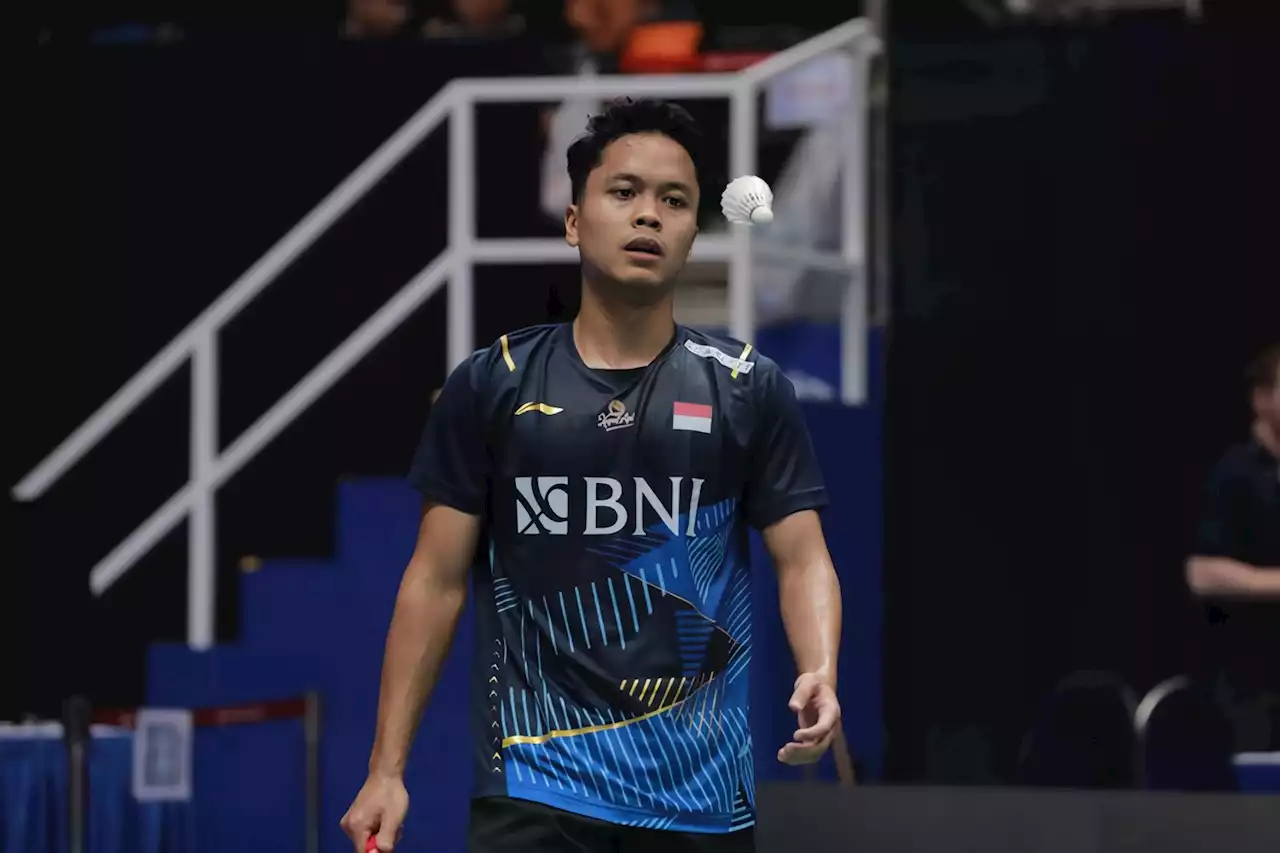 Singapore Open 2023: Ginting Kantongi Gaya Bermain Anders Antonsen