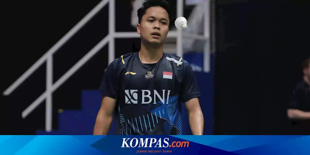 Jadwal Final Singapore Open 2023, Anthony Ginting Vs Anders Antonsen