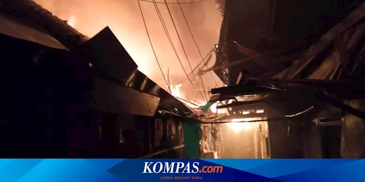 Rumah dan Kontrakan di Pulogadung Ludes Terbakar akibat Korsleting