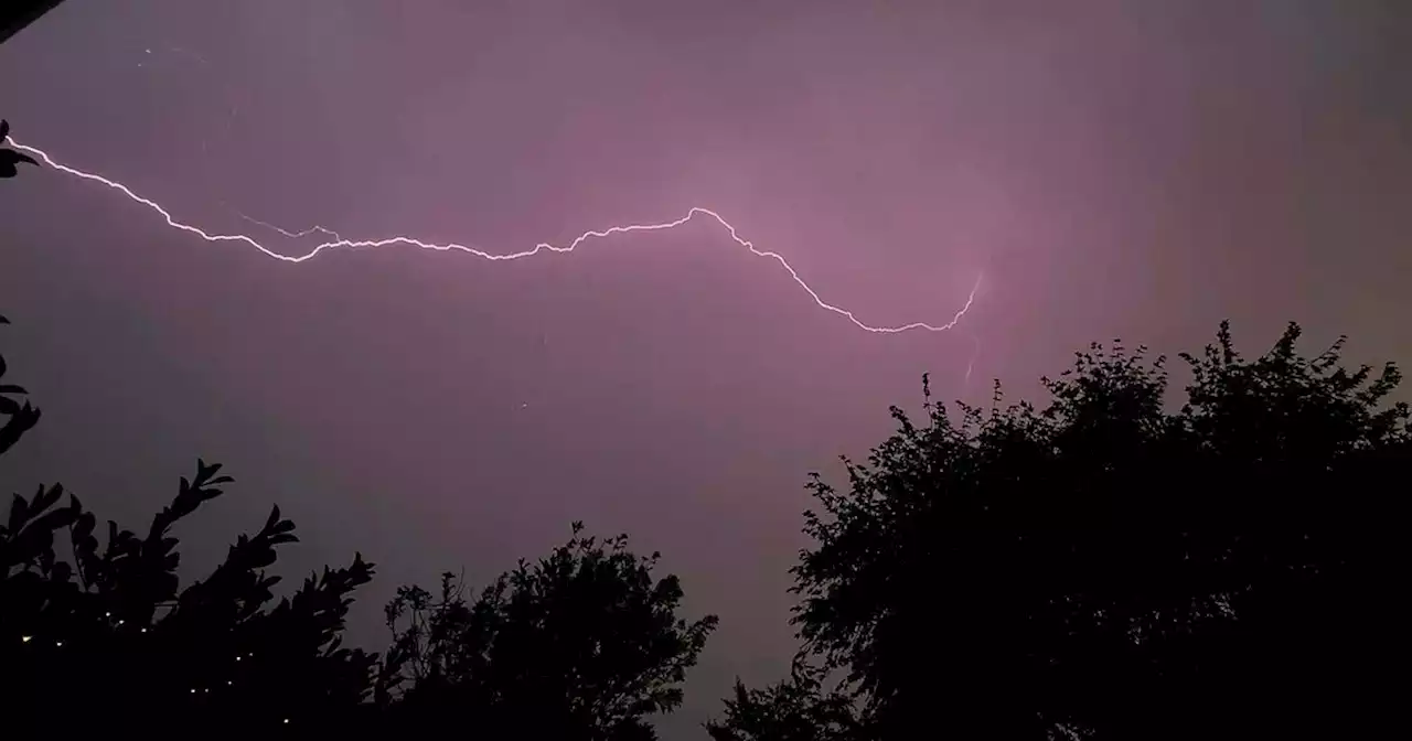 Exact time and places thunderstorms and lightning will hit in Yorkshire