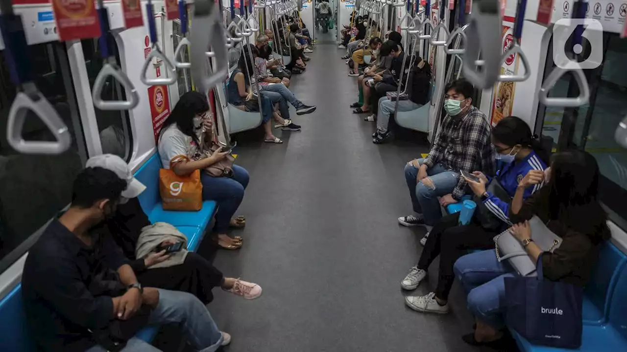 Dishub Jakarta Terbitkan SE, Naik MRT Boleh Lepas Masker